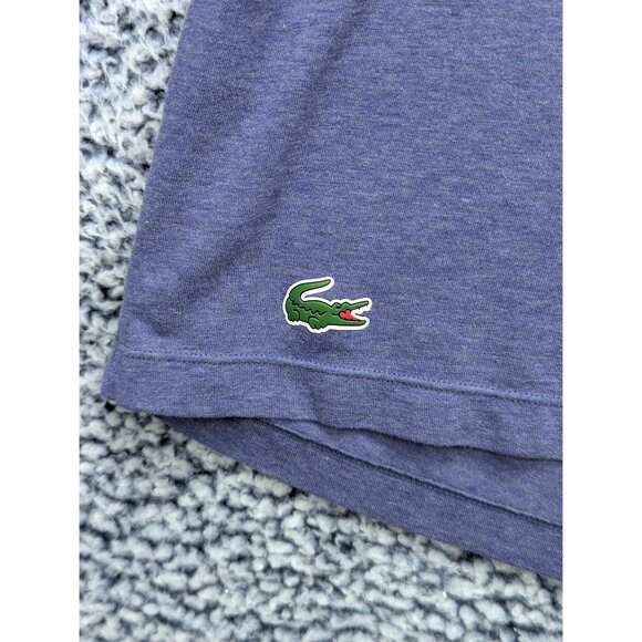 Lacoste Sleepwear Night Shirt Dress Womens LG Pajama Short Sleeve Relaxed Fit - Picture 7 of 11
